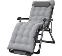 Premium Zero Gravity Lounge Chair - 15-Position Adjustable Folding Recliner for Beach, Lawn, Camping, Poolside, Sunbathing - Comfortable Outdoor Relaxation Chair