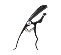 Premium Zinc Alloy Acoustic Guitar Capo - Leopard Design for Folk, Classical, Ukulele, Bass & Electric Guitars - Gold, Silver, Black Options