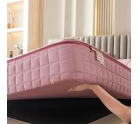 Premium Zipped Mattress ProtectorFull Encasement Cover for 20/25/30cm Deep Mattresses with DoubleSided Zipper Closure Waterproof Hypoallergenic Fits 160x230x25cm