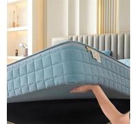 Premium Zipped Mattress ProtectorFull Encasement Zip Cover for Deep Mattresses (20/25/30cm) Waterproof Breathable DoubleSided Zipper Closure (Color 3 90x220x25cm)
