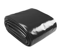 PremiumBlackFishPondLinerHighDensityTearResistantMembraneAntiSeepageUnderlayforFountainsStreamsAquaculture&ArtificialLakes(23x39.3ft)