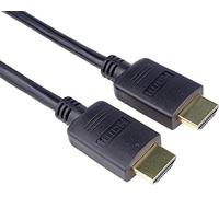 PremiumCord 4K HDMI 2.0b Cable Certified High Speed M/M 18Gbps with Ethernet, Compatible with 4K@60Hz Video, Deep Color, 3D, Arc, HDR, Dolby TrueHD, Gold Plated Connectors, Black, 1m