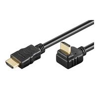 PremiumCord 4K High Speed HDMI + Ethernet Cable 5 m, Compatible with Video 4K 2160p, Full HD 1080p, Deep Colour, 3D, ARC, 3x Shielded, 10.2 Gbps, Gold-Plated 270° Connectors, Black