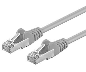 PremiumCord 5m Ethernet LAN Patch Cable, CAT6a S-FTP PIMF Shielding, RJ45, LSOH, AWG 26/7, 100% Copper, Grey, for PC, Router, Laptop