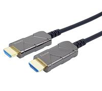 PremiumCord 8K Optical Active Ultra High Speed HDMI 2.1 Fibre Optic Cable 48Gbps HDMI 2.1 3D EDID ARC Video Resolution 8K @ 60Hz Gold Plated Length 7m