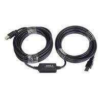 PremiumCord Active USB Connection Cable with Repeater 10 m, USB A Male to B M...