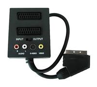 PremiumCord Adapter Scart/m-2Xcart + 3xRCA with in/out switch