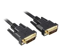 PremiumCord DVI Connection Cable 10 m Dual Link DVI-D (24 + 1) Male to Male Digital Full HD 1080p Maximum Resolution 2560 x 1600 Pixel 60Hz Colour Black