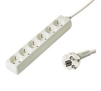 PremiumCord extension cable 230V 5m 6 sockets, without switch, pp6-05 (French Steckdose (Type E, CEE 7/5) )