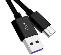 PremiumCord Fast Charging Cable USB-C 2 m, Super Fast Charge 5A, USB Type C Male to USB A Male, USB 2.0, Fast Charging and Data Cable Suitable for Type C Devices, Black, 2 m