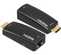 PremiumCord HDMI extender to 50 m via one Cat5e/6 cable, full HD 1080p, gold-plated connectors, colour: black