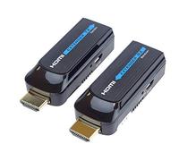 PremiumCord HDMI Extender up to 50 m via Single Patch Cable Cat6, Compatible with Full HD 1080p 60Hz