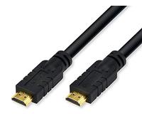 PremiumCord HDMI High Speed with Ethernet. 4K @ 60 Hz cable with amplifier, 3x shielded, m/gold-plated 20 m