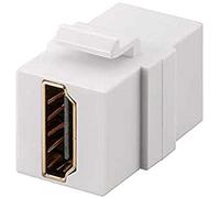 PremiumCord HDMI Keystone Module Gold-Plated Contacts HDMI Female to Female for Full HD 1080p 3D White
