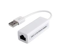 PremiumCord kuethernet4 USB 2.0 to LAN RJ45 Ethernet 10/100Mbit Adapter White Color