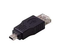 PremiumCord Mini USB to USB A Male to Female Adapter M/F