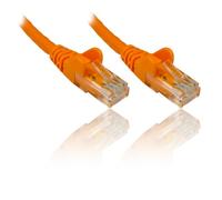 PremiumCord Network Cable, Ethernet, LAN & Patch Cable CAT5e, UTP, Fast Flexible & Robust RJ45 Cable 1Gbit/S, AWG 26/7, Copper Cable 100% Cu, Grey, 0, 1m Orange 0.25 m