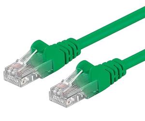 PremiumCord Network Cable, Ethernet, LAN & Patch Cable CAT5e, UTP, Fast Flexible & Robust RJ45 Cable 1Gbit/S, AWG 26/7, Copper Cable 100% Cu, Green, 2 m