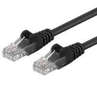 PremiumCord Network Cable, Ethernet, LAN & Patch Cable Cat6, UTP, Quick Flexible & Robust RJ45 Cable 1Gbit/S, AWG 26/7, Copper Cable 100% Cu, Black, 3 m