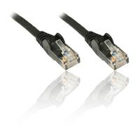 PremiumCord Network Cable, Ethernet, LAN & Patch Cable Cat6, UTP, Quick Flexible & Robust RJ45 Cable 1Gbit/S, AWG 26/7, Copper Cable 100% Cu, Black, 2 m
