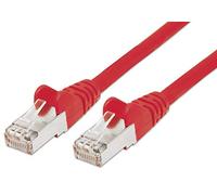 PremiumCord Network Cable, Ethernet, LAN & Patch Cable CAT6a, 10Gbit/s, S/FTP PIMF Shielding, AWG 26/7, 100% Cu, Fast Flexible and Robust RJ45 Cable, Red, 3 m