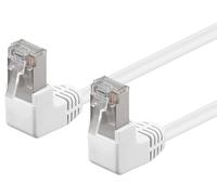 PremiumCord Network Cable, Ethernet, LAN & Patch CAT5e, 1 Gbit/s, FTP, 0.25 | Patch Cable CAT5e, 1Gbit/s, FTP Shielding, Quick Flexible & Robust RJ45 Cable, AWG 26/7, Copper Cable 100% CU, White