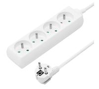 PremiumCord PP4-05 power extension - power extensions (White, White)