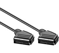 PremiumCord SCART Cable 2 m SCART Male to SCART Male 21-Pin Black