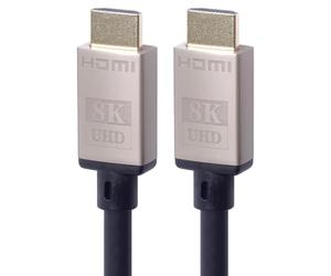 PremiumCord Ultra High Speed HDMI 2.1 Cable, Resolution 8K@60Hz 4320p, 3D, eARC, HDR, Gold Plated Connectors, Metal Connections, Length 3 m