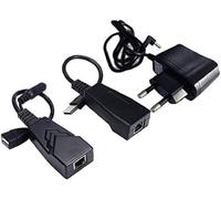 PremiumCord USB 2.0 extender adapter over RJ45 up to 100 m, Cat5e / Cat6, high speed, power supply