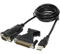 PremiumCord USB 2.0 - RS 232 cable adapter, up to 1 Mbit/s, chipset FTDI, cable length 1.5 m