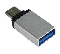 PremiumCord USB 3.1 Male C to USB 3.0 A Female Adapter, Silver