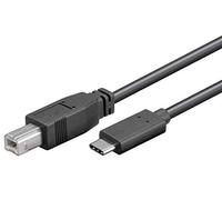 PremiumCord USB-C to USB B Connection Cable 1 m USB 3.1 Type C Male to USB 2.0 Type B Male USB 3.1 USB 2.0 Black Length 1 m