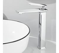 PremiumHot & Cold Basin FaucetNordic Design Silver FinishDurable Bathroom Sink Tap for Home Use Elegant Black White Options Available