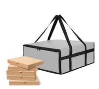 PremiumInsulatedPizzaDeliveryBag,Dimensions: 20x20x8 Inches, Suitable for Storing Both HotandColdFoods.Reusable Insulated Bag, Perfect for Use by Professional DriversBetweenRestaurantsand Individuals