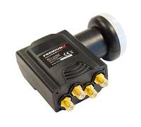 Premiumx Deluxe Quad Lnb Pll Sat For 4 Participants Digital Satellite Signal Converter Dvb-S2, Tv Hd, Uhd 4K