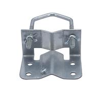 PremiumX Mast Base Galvanised Steel 20-60 mm Diameter Bracket for Satellite Bowl Tube Antenna Pole