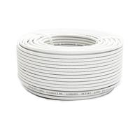 PremiumX Mini Satellite Coaxial Cable 4mm 100m White