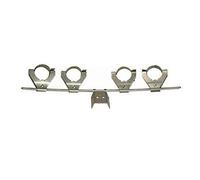 PremiumX Multifeed Holder 4-Way Galvanised Wide Multifeed LNB Holder Satellite System Antenna