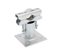 PremiumX SAT Pipe Clamp for Wall Arm 2X Tooth Clamp Mast Mount up to Diameter 60 mm