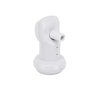 PremiumX Single LNB PXS Sew Digital Satellite for 1 We White High Quality Receiver Head 0.1 dB DVB-S2 HDTV 3D UHD 4 K HD incl. cover