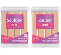 Premo Sculpey Polymer Clay, Beige (Pack of 2)