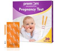 Premom Early Detection Pregnancy Test: 20 Pregnancy Test Strips 10mIU/ml Sensitive Ultra Early Home Fertility Test, Powered by Premom Ovulation Predictor