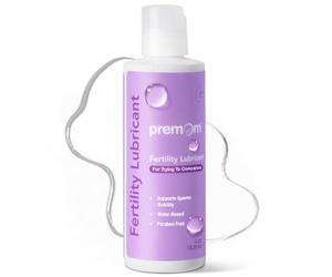 Premom Fertility Lubricant for TTC Couples, Sperm-Friendly Lube, 118.29ml | Fertility lubrification gel, Supports reproductive cell viability, Lubricants for conception pregnancy, Trying for Baby
