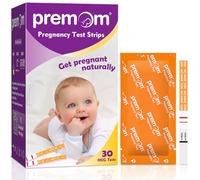 Premom Pregnancy Test Strips: 30 Early Detection Pregnancy Test Kit - Rapid Detection Pregnancy Test, Ultra Early HCG Pregnancy Tests 10mIU/ml | Powered by Premom Ovulation Predictor
