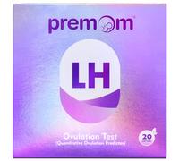Premom Semi-Quantitative Ovulation Test Strips, Ovulation Predictor Kit with Smart Digital Ovulation Reader APP, Numerical Ovulation Tests, 20 LH Tests