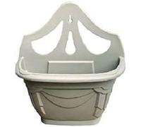 PREMZO Venetian Wall Hanging Planter Plant Flower Pots Wall Fence Sturdy Strong Plastic Pot Indoor Outdoor Decorative Home Office Garden Special In TAUPE Color (1)