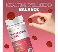 Prenatal Care Gummies Folic Acid 400mcg Tablets Pregnancy Womens Supplement