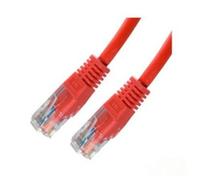 PRENDELUZ Cat.6 UTP AWG24 1m Red Network Cable Ideal for connecting devices in Ethernet networks and improving transfer speed.