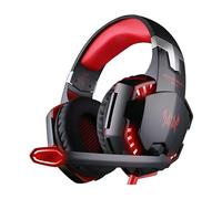 PRENDELUZ Red Gaming Headset for Professional Gaming with LED Light, Noise Isolating, Microphone